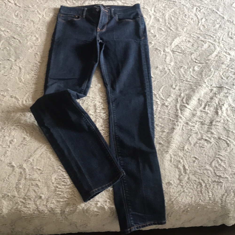 EXPRESS Dark Jeans skinny mid rise